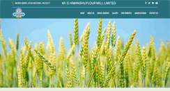 Desktop Screenshot of himanshuflourmills.com